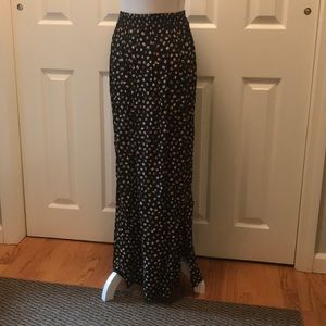 Full length printed skirt